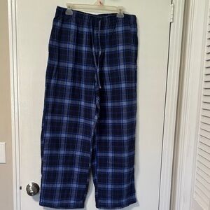 croft & barrow Navy and Royal Blue Plaid Lounge Pants